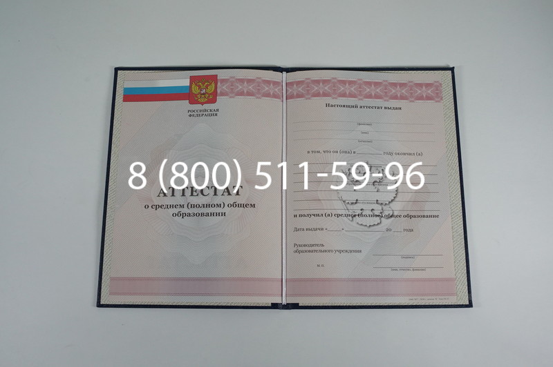 Аттестат за 11 класс 2011-2013 годов в Елце