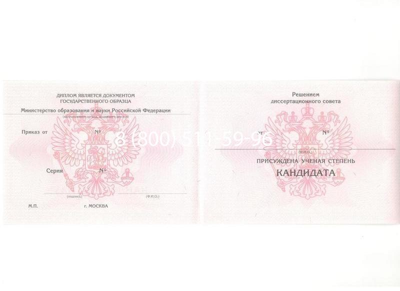 Купить Диплом кандидата наук 2010 в Елце
