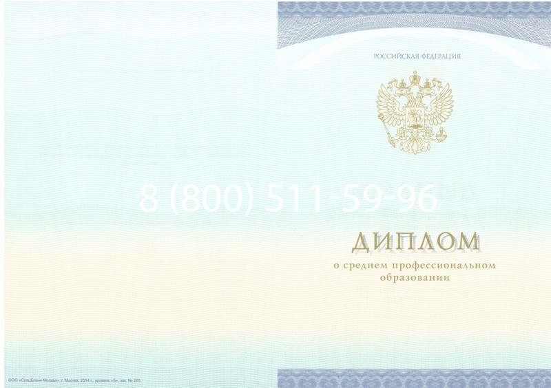 Заказать Диплом о среднем образовании (Спецбланк) 2014-2024 года в Елце