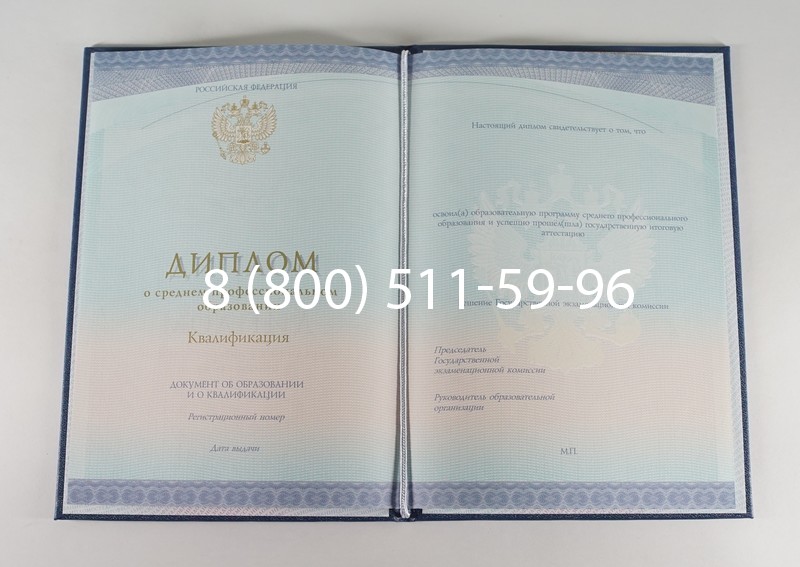 Диплом о среднем образовании (Спецбланк) 2014-2024 года в Елце