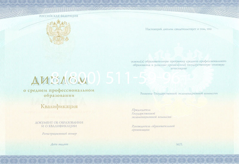 Купить Диплом колледжа (Спецбланк) 2014-2024 года в Елце Купить Диплом колледжа (Спецбланк) 2014-2024 года в Елце